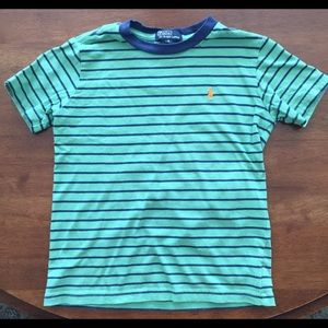 Boys Striped Polo T-shirt